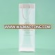 high grade pp material handle clear plastic wine bottle bags(ZZMX0)